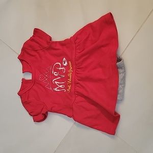 Kansas City Chiefs MVP Twirl Skirt Onesie